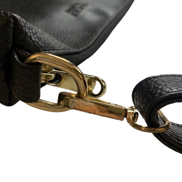 Black Leather GUCCI Crossbody Bag Shoulder Bag - Picture 15 of 16